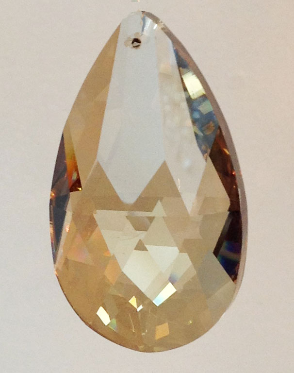 Coniac Crystal Drop Pearshape 3"