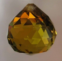 Small TOPAZ Crystal Ball 2 cm