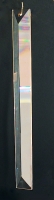 Clear Rectangular colonial Crystal 8"